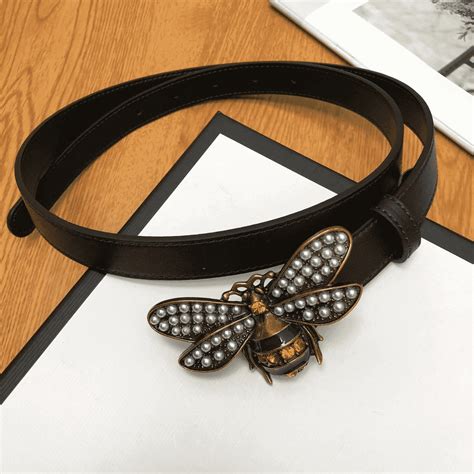 gucci bee belt